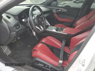 2022 Acura TLX Type S z VIN 19UUB7F92NA002300, wystawiony jako Copart lot #50139835 z przebiegiem Nie podano mil oraz Szkoda całkowita • Salvage title. Historia ofert i sprzedaży dostępna na DreamBid. Obrazek 7.
