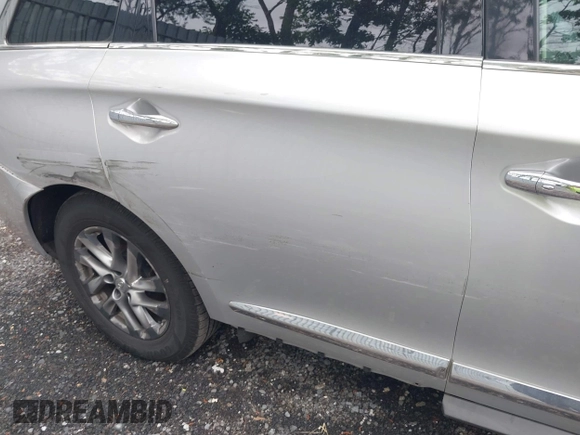2014 Infiniti QX60 with VIN 5N1AL0MMXEC500998, listed as a IAAI auction lot 42596904 with 105,153 mi miles and . Bid and sale history available at DreamBid. Image 13.