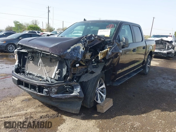2020 Ford F-150 XL with VIN 1FTEW1CP3LKF02299, listed as a IAAI auction lot 41696842 with 29,964 mi miles. Bid and sale history available at carsss.com. Image 2.