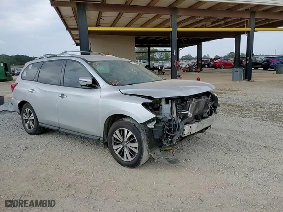 2017 Nissan Pathfinder SL with VIN 5N1DR2MN5HC611379, listed as a Copart auction lot 72229184 with 184,616 mi miles and Salvage Title. Bid and sale history available at carsss.com. Image 17.