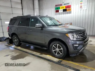 2020 Ford Expedition XLT with VIN 1FMJU1JT3LEA90755, listed as a Copart auction lot 53110985 with 51,052 mi miles and Salvage title. Bid and sale history available at DreamBid. Image 4.