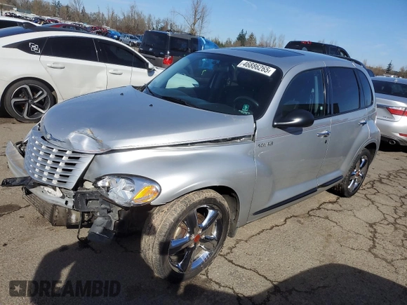 2003 Chrysler PT Cruiser GT z VIN 3C8FY78G93T520488, wystawiony jako Copart lot #46886265 z przebiegiem 137 160 mil mil oraz Szkoda całkowita • Salvage title. Historia ofert i sprzedaży dostępna na DreamBid. Obrazek 1.