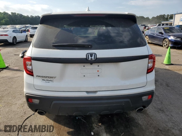 2021 Honda Passport EX-L with VIN 5FNYF7H52MB005038, listed as a Copart auction lot 53276325 with 50,755 mi miles and Salvage Title. Bid and sale history available at DreamBid. Image 6.