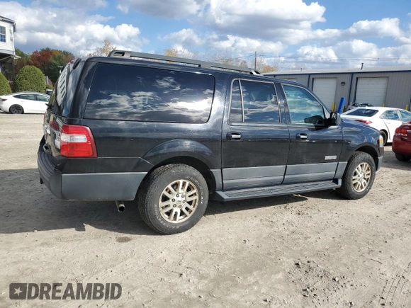2007 Ford Expedition EL XLT with VIN 1FMFK15537LA04420, listed as a Copart auction lot 78942824 with 128,085 mi miles and Clean Title. Bid and sale history available at carsss.com. Image 3.