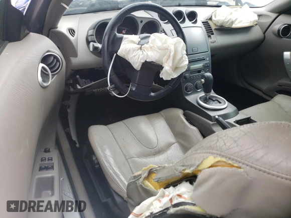 2003 Nissan 350Z Touring with VIN JN1AZ34E03T005917, listed as a Copart auction lot 51218465 with 0 mi miles and Salvage Title. Bid and sale history available at carsss.com. Image 8.