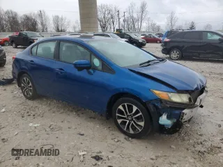 2014 Honda Civic EX with VIN 2HGFB2F81EH551281, listed as a Copart auction lot 52995925 with 160,180 mi miles and Clean Title. Bid and sale history available at carsss.com. Image 4.