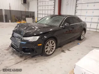 2019 Audi A4 Premium with VIN WAUGMAF41KN004998, listed as a IAAI auction lot 41396015 with 31,438 mi miles. Bid and sale history available at carsss.com. Image 2.