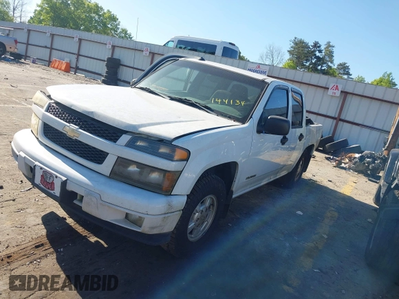 2005 Chevrolet Colorado 1SC LS Z85 with VIN 1GCCS136758144134, listed as a IAAI auction lot 42004809 with 254,139 mi miles and . Bid and sale history available at DreamBid. Image 16.