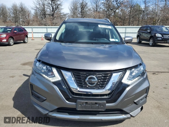 2018 Nissan Rogue SV with VIN KNMAT2MVXJP617573, listed as a Copart auction lot 49113385 with 41,255 mi miles and Salvage Title. Bid and sale history available at carsss.com. Image 5.