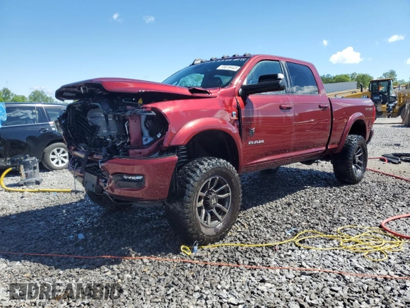2022 Ram 2500 Big Horn with VIN 3C6UR5DL9NG185880, listed as a Copart auction lot 55616445 with 49,991 mi miles and Salvage title. Bid and sale history available at DreamBid. Image 1.