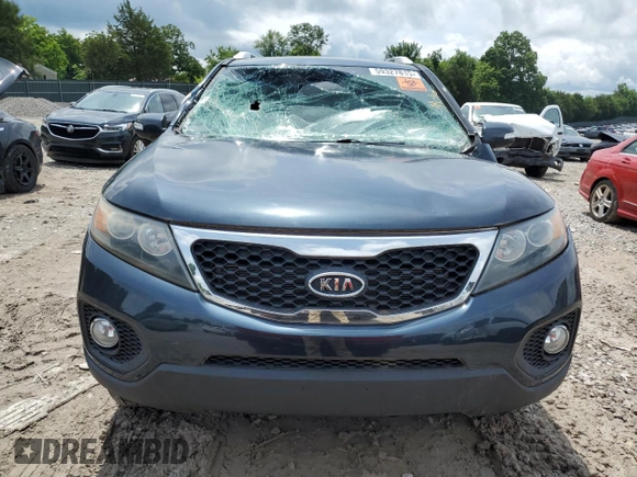 2013 Kia Sorento LX with VIN 5XYKT4A6XDG351167, listed as a Copart auction lot 59327815 with 114,499 mi miles and Salvage title. Bid and sale history available at DreamBid. Image 5.