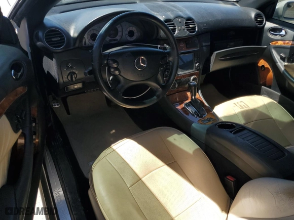 2007 Mercedes-Benz CLK-Class 3.5L with VIN WDBTK56FX7F227945, listed as a Copart auction lot 49600025 with 174,781 mi miles and Salvage Title. Bid and sale history available at carsss.com. Image 8.