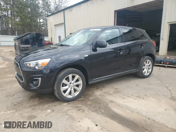 2013 Mitsubishi Outlander Sport SE with VIN 4A4AR4AU7DE014658, listed as a Copart auction lot 54887335 with 171,652 mi miles and Clean Title. Bid and sale history available at carsss.com. Image 1.