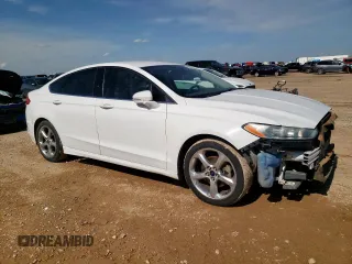 2015 Ford Fusion SE with VIN 3FA6P0H73FR118288, listed as a Copart auction lot 58482025 with 140,129 mi miles and Salvage title. Bid and sale history available at DreamBid. Image 4.