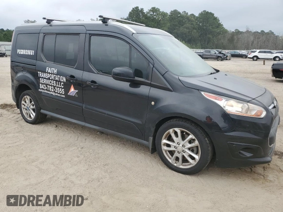 2015 Ford Transit Connect Wagon Titanium with VIN NM0GE9G75F1202422, listed as a Copart auction lot 71294044 with 182,846 mi miles and Clean Title. Bid and sale history available at carsss.com. Image 4.