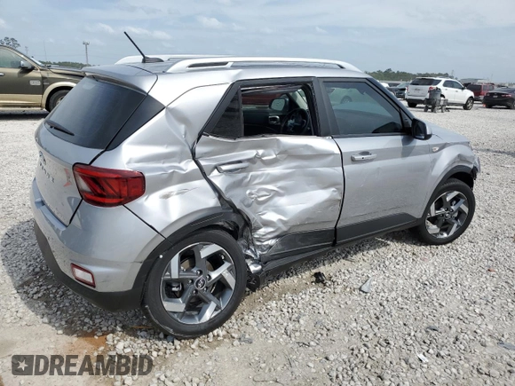 2025 Hyundai Venue SEL с VIN KMHRC8A35SU365903, выставлен на аукционе Copart как лот 53184665 с пробегом 1 455 миль миль и Списание • Salvage title. История ставок и продаж доступна на DreamBid. Изображение 3.