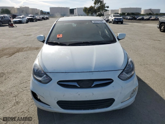 2013 Hyundai Accent GLS with VIN KMHCU4AE7DU562572, listed as a Copart auction lot 50379105 with 114,632 mi miles and Salvage Title. Bid and sale history available at carsss.com. Image 5.