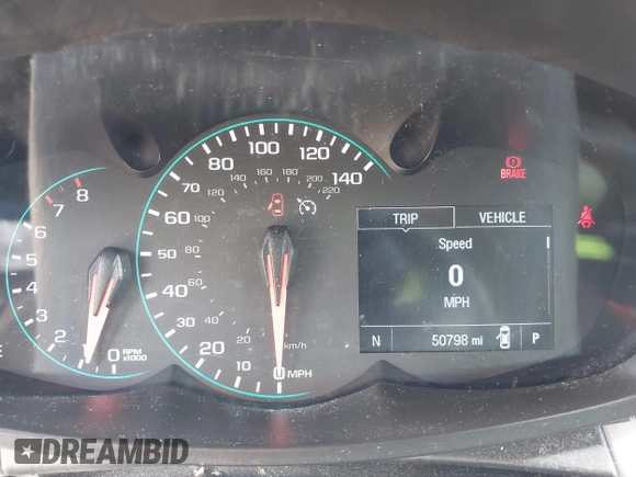 2020 Chevrolet Trax LT with VIN 3GNCJLSB2LL308702, listed as a IAAI auction lot 42081342 with 50,798 mi miles and . Bid and sale history available at DreamBid. Image 7.