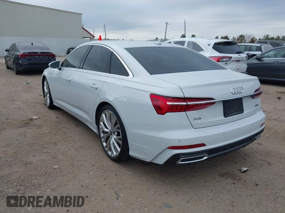 2019 Audi A6 Prestige with VIN WAUM2AF26KN042444, listed as a IAAI auction lot 41174343 with 52,322 mi miles. Bid and sale history available at carsss.com. Image 3.