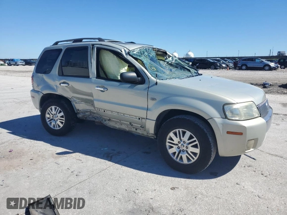 2005 Mercury Mariner Luxury z VIN 4M2CU56125DJ17538, wystawiony jako Copart lot #46948345 z przebiegiem 158 277 mil mil oraz Szkoda całkowita • Salvage title. Historia ofert i sprzedaży dostępna na DreamBid. Obrazek 4.