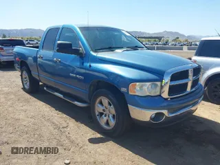 2005 Dodge 1500 SLT with VIN 1D7HA18D35S284397, listed as a IAAI auction lot 41981613 with 205,469 mi miles. Bid and sale history available at carsss.com. Image 1.