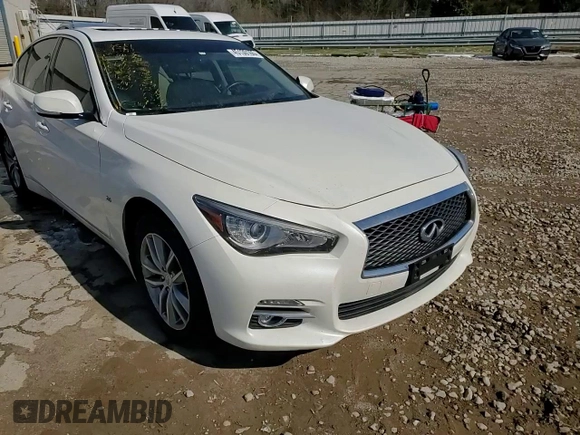 2017 Infiniti Q50 2.0t Premium with VIN JN1CV7AR4HM682795, listed as a Copart auction lot 45130165 with 92,938 mi miles and Salvage Title. Bid and sale history available at carsss.com. Image 13.