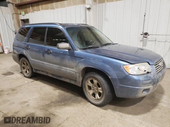 2007 Subaru Forester X with VIN JF1SG63617G735181, listed as a Copart auction lot 88952485 with 141,285 mi miles and Salvage Title. Bid and sale history available at carsss.com. Image 4.