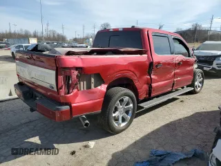 2023 Ford F-150 XL with VIN 1FTFW1E50PFB52208, listed as a Copart auction lot 88898035 with 25,327 mi miles and Salvage Title. Bid and sale history available at carsss.com. Image 3.