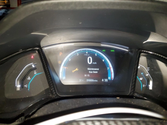 2019 Honda Civic Sedan LX with VIN 2HGFC2F64KH548415, listed as a Copart auction lot 86747174 with 98,806 mi miles and Salvage Title. Bid and sale history available at carsss.com. Image 9.