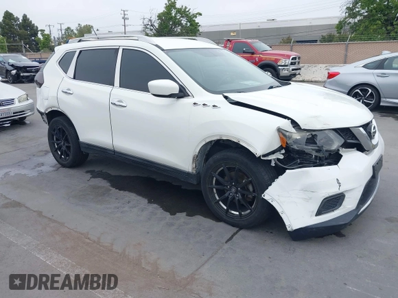 2016 Nissan Rogue SL with VIN 5N1AT2MT4GC784277, listed as a IAAI auction lot 42174881 with 117,566 mi miles. Bid and sale history available at carsss.com. Image 1.