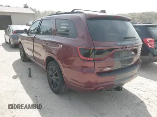 2018 Dodge Durango GT with VIN 1C4RDJDG0JC386749, listed as a IAAI auction lot 42196900 with 92,893 mi miles and . Bid and sale history available at DreamBid. Image 3.