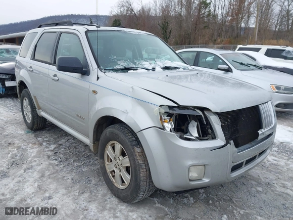 2008 Mercury Mariner with VIN 4M2CU81Z98KJ46467, listed as a IAAI auction lot 41303575 with 207,949 mi miles. Bid and sale history available at carsss.com. Image 6.
