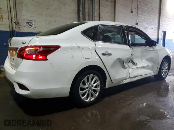 2018 Nissan Sentra SV with VIN 3N1AB7AP1JL635545, listed as a Copart auction lot 47630705 with 116,390 mi miles and Clean Title. Bid and sale history available at carsss.com. Image 3.