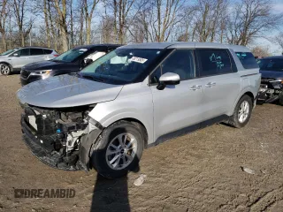 2023 Kia Carnival LX with VIN KNDNB4H37P6197536, listed as a Copart auction lot 46219505 with 43,050 mi miles and Salvage Title. Bid and sale history available at carsss.com. Image 1.