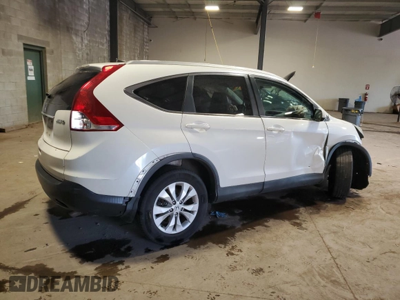 2014 Honda CR-V EX-L with VIN 5J6RM4H75EL038165, listed as a Copart auction lot 53278895 with 0 mi miles and Salvage Title. Bid and sale history available at carsss.com. Image 3.
