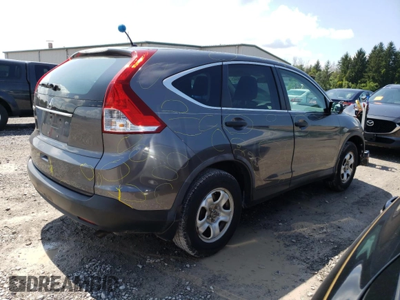 2013 Honda CR-V LX with VIN 3CZRM3H31DG702271, listed as a Copart auction lot 64128563 with 88,627 mi miles and Non Repairable. Bid and sale history available at carsss.com. Image 3.