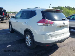 2016 Nissan Rogue SV with VIN KNMAT2MV1GP682787, listed as a IAAI auction lot 42028405 with 157,975 mi miles. Bid and sale history available at carsss.com. Image 3.