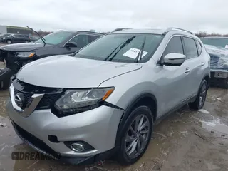 2016 Nissan Rogue SV with VIN 5N1AT2MV4GC877933, listed as a IAAI auction lot 41833360 with 177,232 mi miles. Bid and sale history available at carsss.com. Image 2.