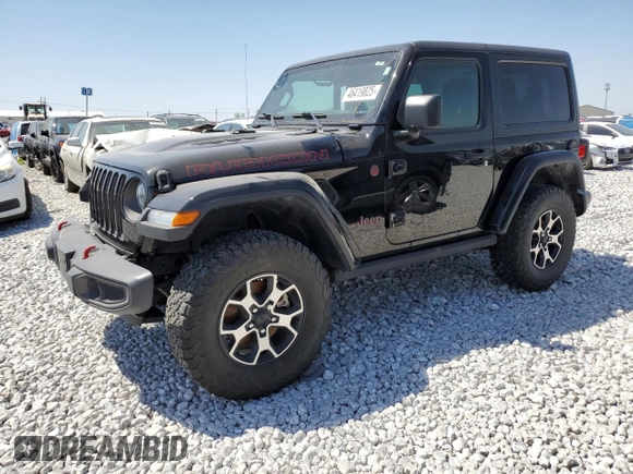 2021 Jeep Wrangler Rubicon with VIN 1C4HJXCG8MW663191, listed as a Copart auction lot 46419825 with 43,894 mi miles and Salvage title. Bid and sale history available at DreamBid. Image 1.