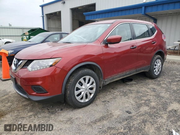 2016 Nissan Rogue SV with VIN KNMAT2MV5GP626187, listed as a Copart auction lot 54683805 with 92,526 mi miles and Clean Title. Bid and sale history available at carsss.com. Image 1.
