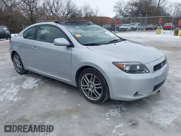 2005 Scion tC with VIN JTKDE167250059046, listed as a IAAI auction lot 41287460 with 47,483 mi miles. Bid and sale history available at carsss.com. Image 1.
