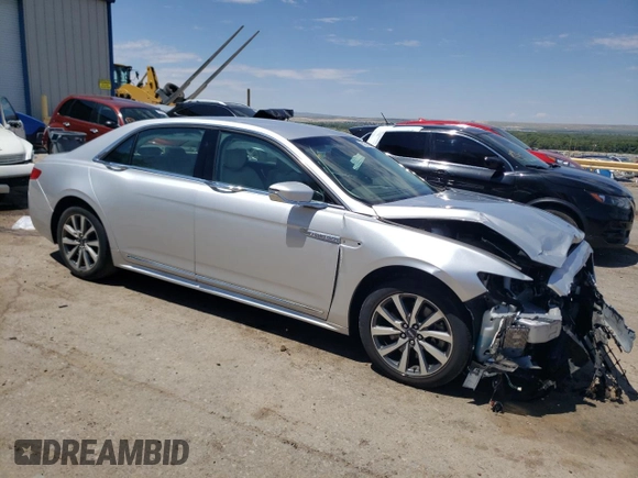 2017 Lincoln Continental Premiere with VIN 1LN6L9VK2H5631570, listed as a Copart auction lot 65151824 with 0 mi miles and Salvage Title. Bid and sale history available at carsss.com. Image 4.