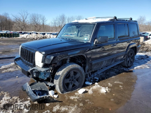 2006 Jeep Commander with VIN 1J8HG48K26C302997, listed as a Copart auction lot 46453135 with 191,852 mi miles and Salvage Title. Bid and sale history available at carsss.com. Image 1.