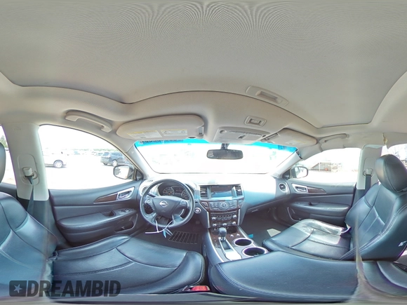 2016 Nissan Pathfinder Platinum with VIN 5N1AR2MN7GC602362, listed as a Copart auction lot 59363205 with 114,020 mi miles and Salvage title. Bid and sale history available at DreamBid. Image 15.