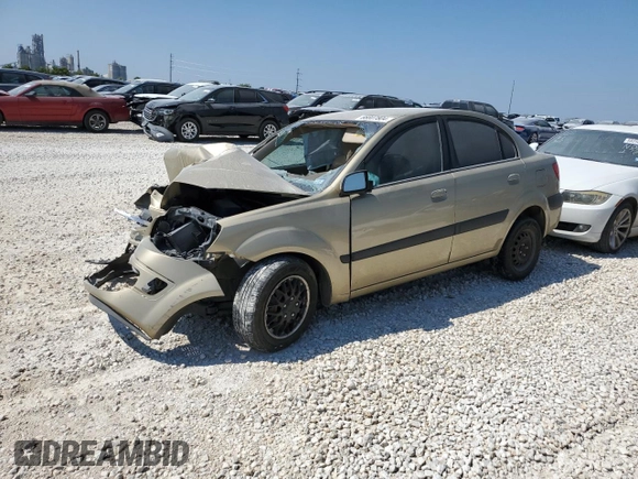 2008 Kia Rio LX with VIN KNADE123586383830, listed as a Copart auction lot 66807804 with 236,377 mi miles and Salvage Title. Bid and sale history available at DreamBid. Image 1.