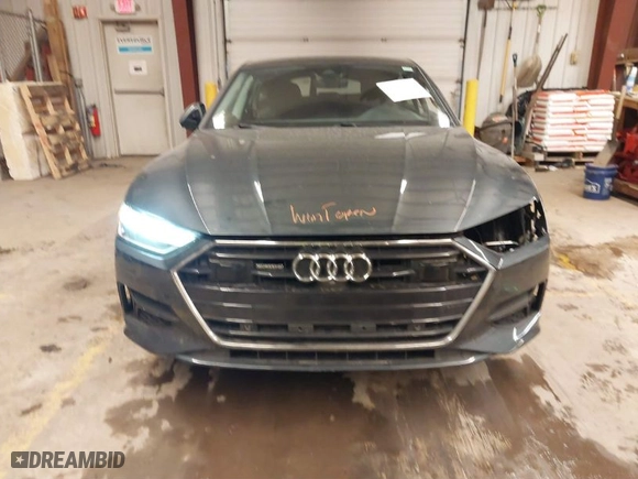 2020 Audi A7 Premium Plus with VIN WAUR2AF28LN043392, listed as a IAAI auction lot 41593680 with 85,548 mi miles. Bid and sale history available at carsss.com. Image 13.