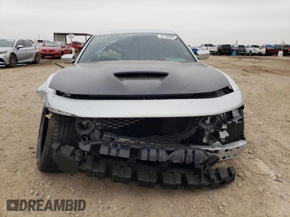 2019 Dodge Charger Scat Pack with VIN 2C3CDXGJ9KH742490, listed as a Copart auction lot 48196865 with 18,861 mi miles and Salvage title. Bid and sale history available at DreamBid. Image 5.