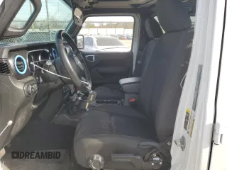 2022 Jeep Wrangler Unlimited Sport with VIN 1C4HJXDN3NW242297, listed as a Copart auction lot 47388715 with 17,098 mi miles and Salvage title. Bid and sale history available at DreamBid. Image 7.