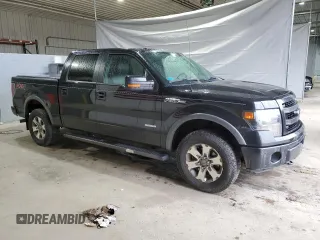 2013 Ford F-150 XL with VIN 1FTFW1ETXDFC75525, listed as a Copart auction lot 55118495 with 157,018 mi miles and Clean Title. Bid and sale history available at carsss.com. Image 4.