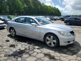 2011 Lexus LS 460 with VIN JTHBL5EF6B5105009, listed as a Copart auction lot 56377035 with 99,513 mi miles and Salvage title. Bid and sale history available at DreamBid. Image 4.